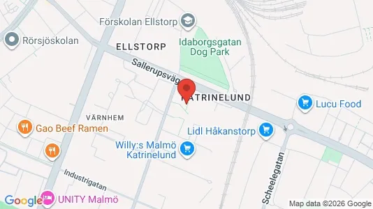 Lägenheter till salu i Malmö Centrum - kort over placeringen