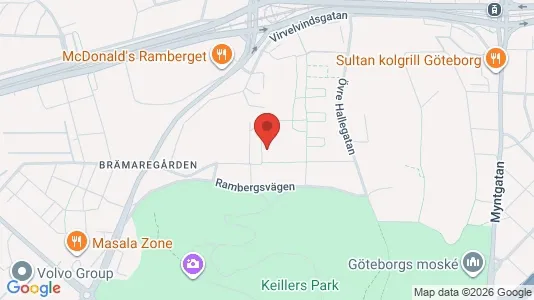Lägenheter till salu i Göteborg Centrum - kort over placeringen
