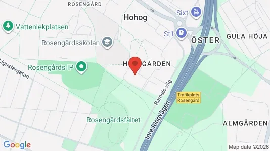 Lägenheter att hyra i Rosengård - kort over placeringen