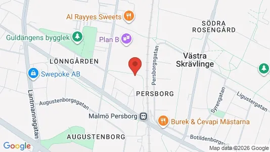Lägenheter till salu i Malmö Centrum - kort over placeringen