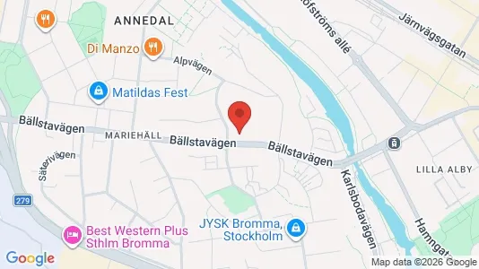 Lägenheter till salu i Västerort - kort over placeringen