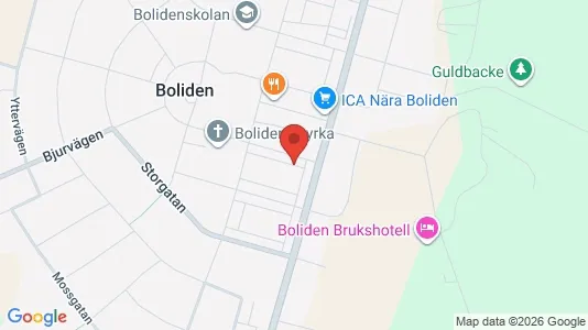 Lägenheter att hyra i Skellefteå - kort over placeringen