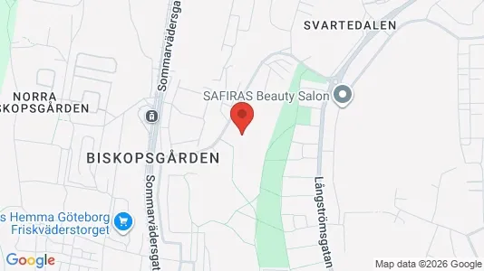 Lägenheter till salu i Västra hisingen - kort over placeringen