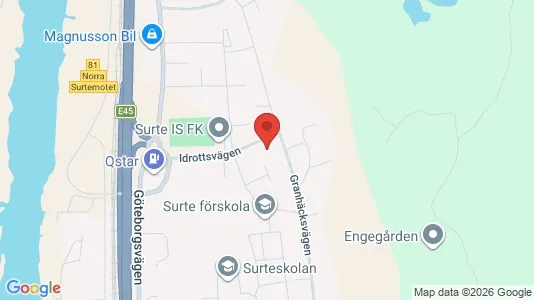 Bostadsrätter till salu i Ale - kort over placeringen