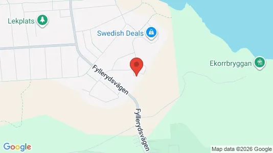 Lägenheter till salu i Växjö - kort over placeringen