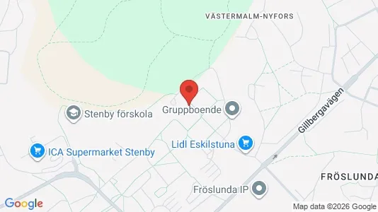 Lägenheter att hyra i Eskilstuna - kort over placeringen