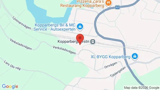 Lägenheter att hyra i Ljusnarsberg - kort over placeringen