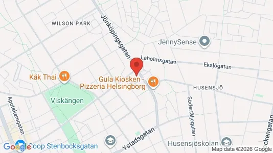 Lägenheter till salu i Helsingborg - kort over placeringen