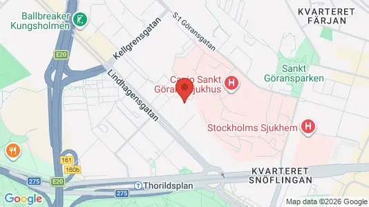 Lägenheter till salu i Kungsholmen - kort over placeringen