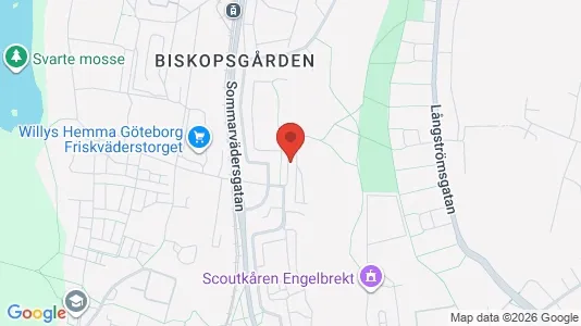 Lägenheter till salu i Västra hisingen - kort over placeringen