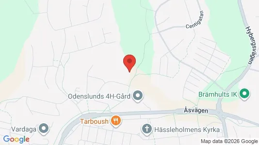 Lägenheter att hyra i Borås - kort over placeringen