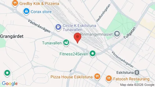 Lägenheter att hyra i Eskilstuna - kort over placeringen