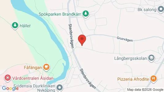 Lägenheter att hyra i Nyköping - kort over placeringen