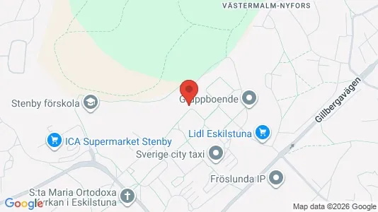 Lägenheter att hyra i Eskilstuna - kort over placeringen