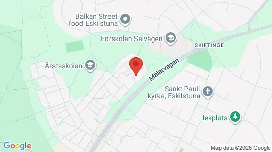 Lägenheter att hyra i Eskilstuna - kort over placeringen