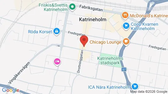 Lägenheter att hyra i Katrineholm - kort over placeringen