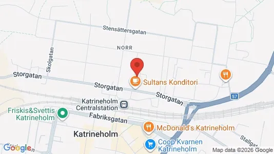 Lägenheter att hyra i Katrineholm - kort over placeringen