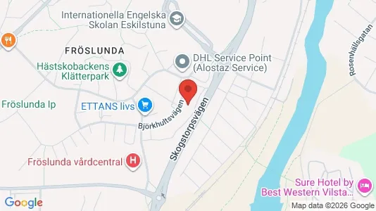 Lägenheter att hyra i Eskilstuna - kort over placeringen