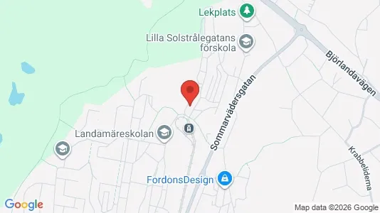 Lägenheter till salu i Västra hisingen - kort over placeringen