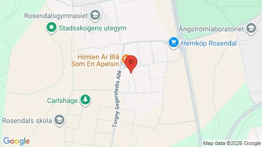 Lägenheter till salu i Uppsala - kort over placeringen