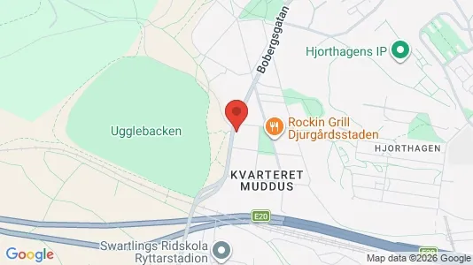 Lägenheter till salu i Gärdet/Djurgården - kort over placeringen