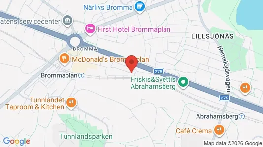 Lägenheter till salu i Västerort - kort over placeringen