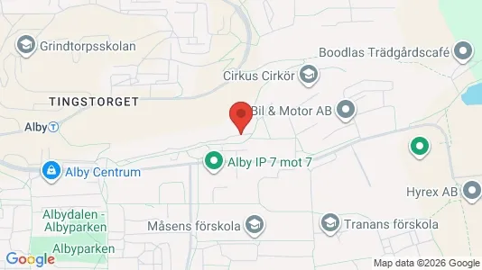 Bostadsrätter till salu i Botkyrka - kort over placeringen