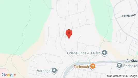 Lägenheter att hyra i Borås - kort over placeringen