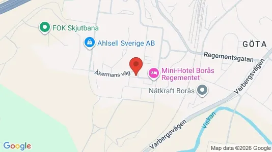 Lägenheter till salu i Borås - kort over placeringen