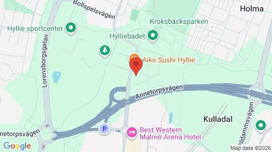 Lägenheter till salu i Malmö Centrum - kort over placeringen