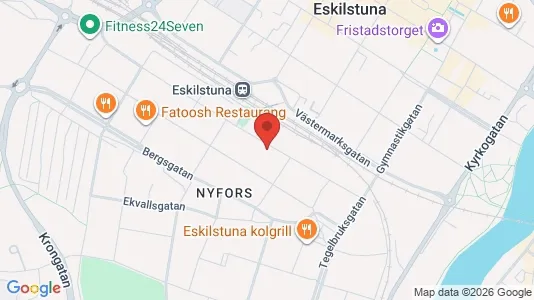 Lägenheter att hyra i Eskilstuna - kort over placeringen