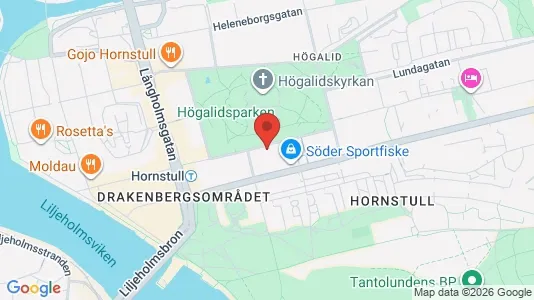 Lägenheter till salu i Södermalm - kort over placeringen