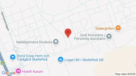 Bostadsrätter till salu i Gislaved - kort over placeringen