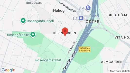 Lägenheter att hyra i Rosengård - kort over placeringen