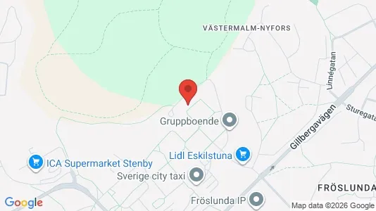 Lägenheter att hyra i Eskilstuna - kort over placeringen