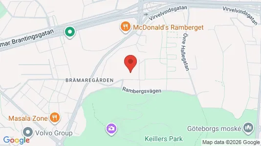 Lägenheter till salu i Lundby - kort over placeringen
