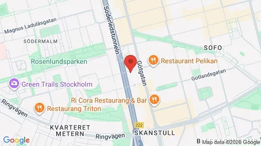 Lägenheter till salu i Södermalm - kort over placeringen