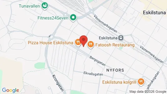 Lägenheter att hyra i Eskilstuna - kort over placeringen