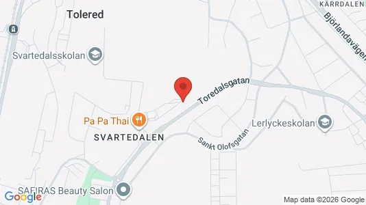 Lägenheter till salu i Västra hisingen - kort over placeringen