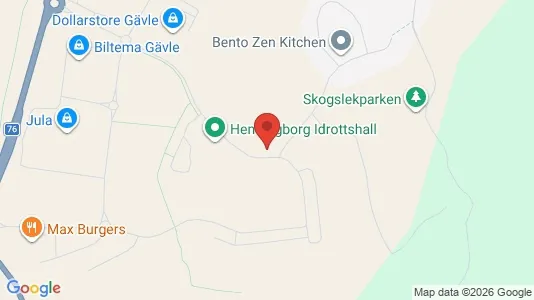Lägenheter att hyra i Gävle - kort over placeringen