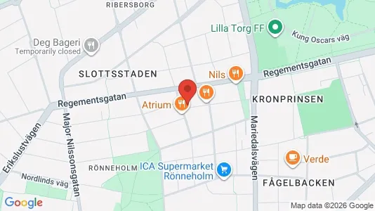 Lägenheter till salu i Malmö Centrum - kort over placeringen