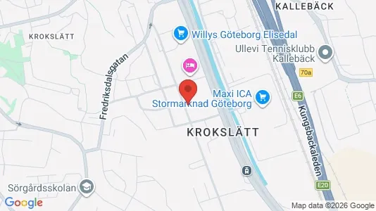 Lägenheter till salu i Örgryte-Härlanda - kort over placeringen