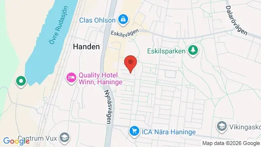 Lägenheter till salu i Haninge - kort over placeringen