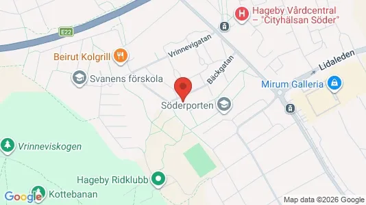 Lägenheter att hyra i Norrköping - kort over placeringen