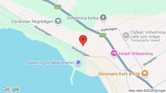 Lägenheter att hyra i Vilhelmina - kort over placeringen