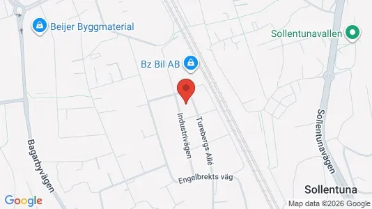 Lägenheter till salu i Sollentuna - kort over placeringen