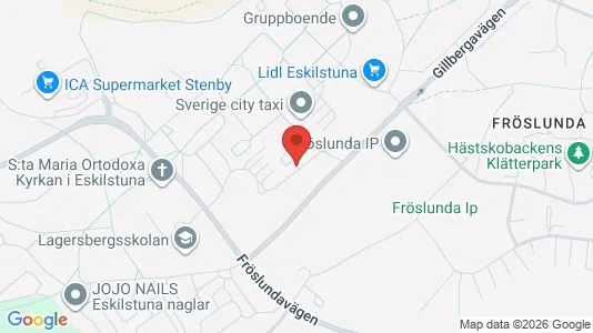 Lägenheter att hyra i Eskilstuna - kort over placeringen