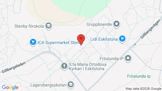 Lägenheter att hyra i Eskilstuna - kort over placeringen