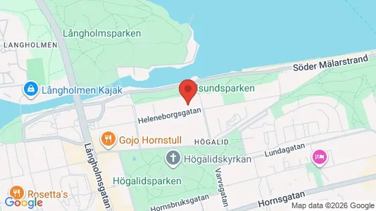 Lägenheter till salu i Södermalm - kort over placeringen