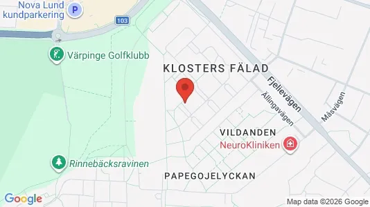 Lägenheter till salu i Lund - kort over placeringen